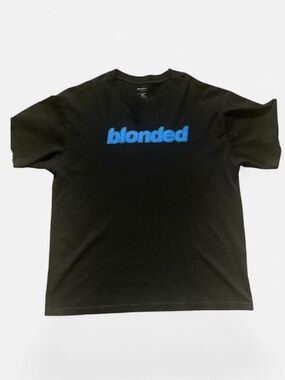 Frank Ocean Blonded Black Crew Neck Graphic Tee